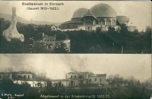 burning of the Goetheanum